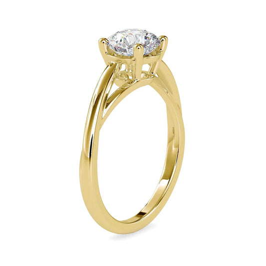 1.19 Carat Round Cut Solitaire Engagement Ring
