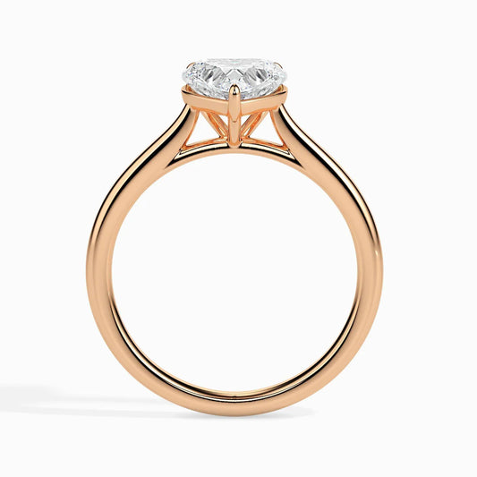 2 Carat Heart-Shaped Solitaire Engagement Ring